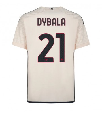 AS Roma Paulo Dybala #21 Vieraspaita 2023-24 Lyhyet Hihat